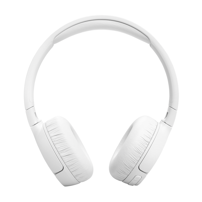 JBL Tune 670NC - White - Adaptive Noise Cancelling Wireless On-Ear Headphones - Back image number null